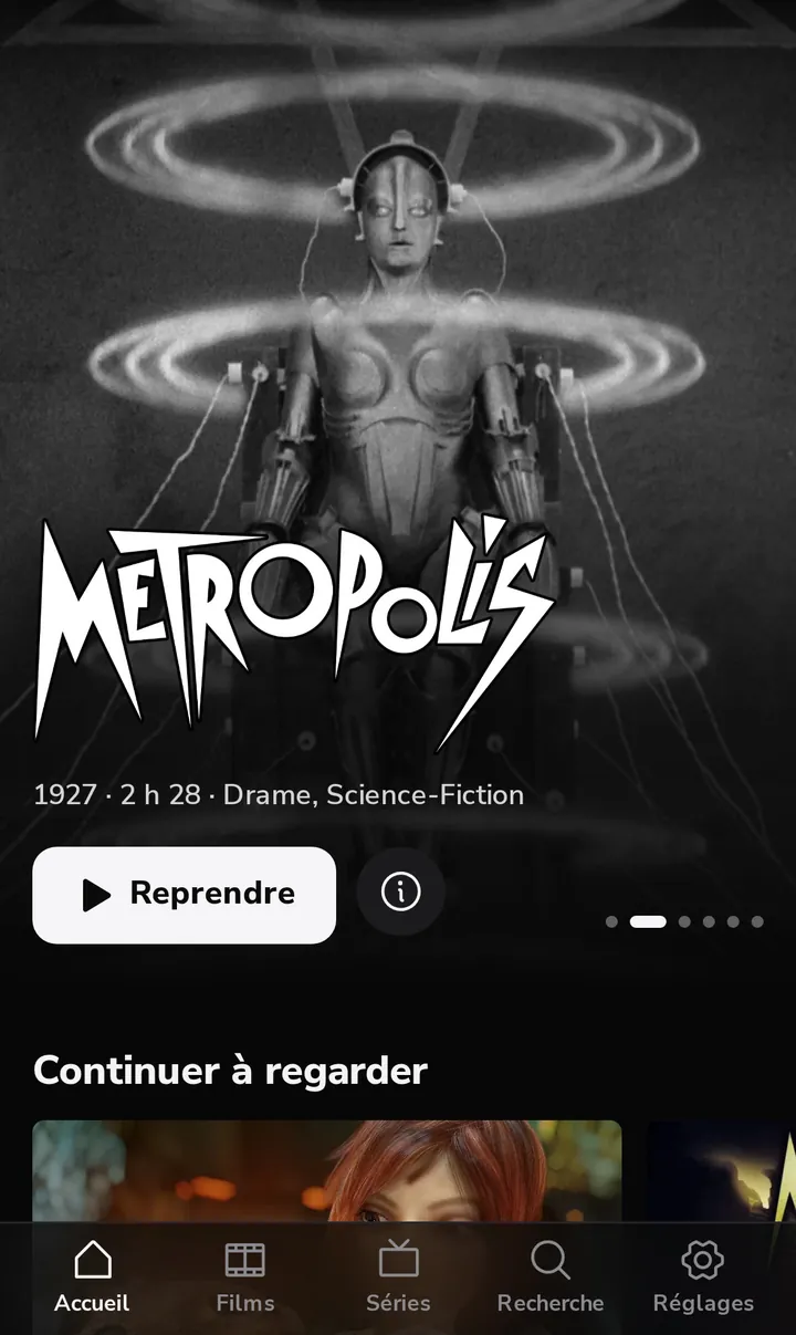 L’accueil de Mira web